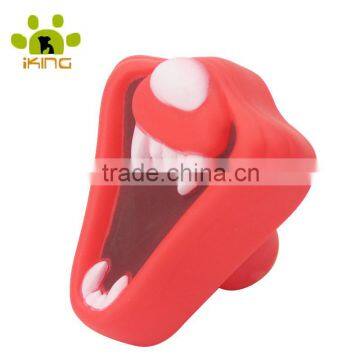 Pet toys for squeaker chew toys teeth shape dog toys