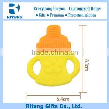 Colorful Safe Sft Simple Design Massaging Teether