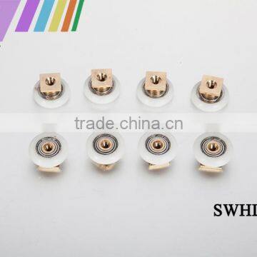 Furniture bathroom sliding door roller for tempering glass sliding door
