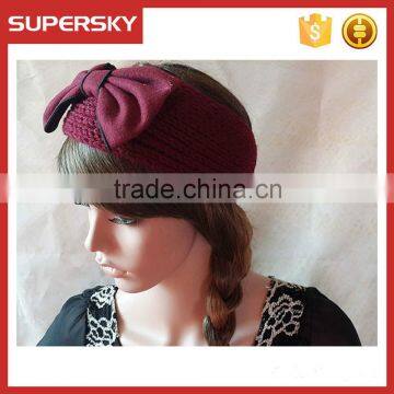 V-138 Stylish knitting turban hair wrap crochet /turban hairband for women handmade crochet headband