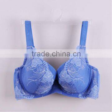 Hot sale Fashion Embroidered Push Up Padded Daily Bra