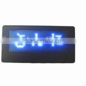 LED Car front widow screen,car led display screen led badge for promotion