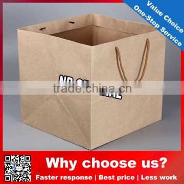 Coffe and food take away Kraft paper bag