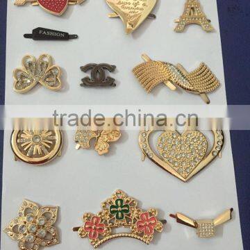 Zinc alloy metal special bijou accessories for bag/shoes/clothing