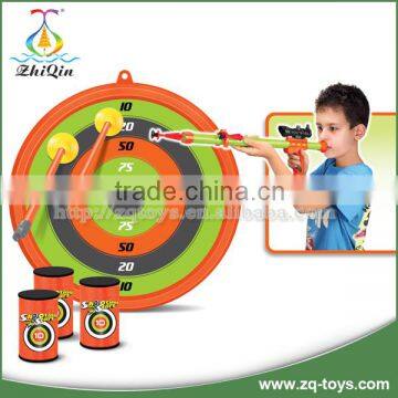 New Design Dartboard Gun Kids Bow and Arrow Archery Target Board for Boys photo-2