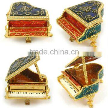 promotional metal piano Jewelry Box, various design,OEM service