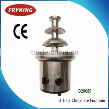 CE electric chocolate fountain machine