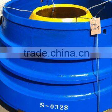 high manganese steel cone crusher spare parts concave