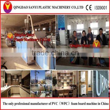 WPC PVC high density foam board manufacturing line
