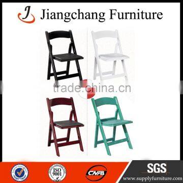 Wedding Furniture Black Resin Folding Chairs JC-H08