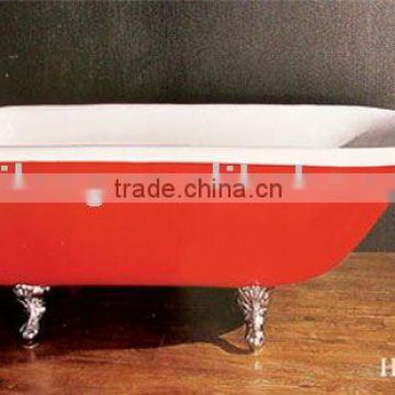 supply free standing cast iron enamel bathtub