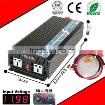 1000W 24VDC-220VAC Pure Sine Wave Inverter UPS Power Supply Inverter AC Charge Home Inverter