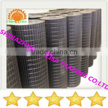 black gate PVC welded wire mesh fence