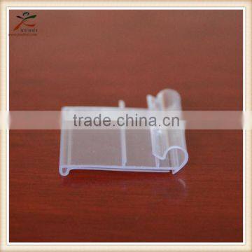 Extruded PVC Plastic Hook and Clip Data Strip for In-store Display