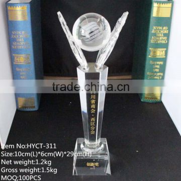 wholesale bulk crystal good quality trophy cup