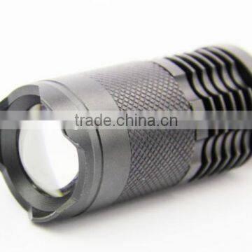 X1B 18650 Battery XML T6 10w Zoom Led Rechargeable Tactical Flashlight/Black Cheap Mini Flashlight photo-3