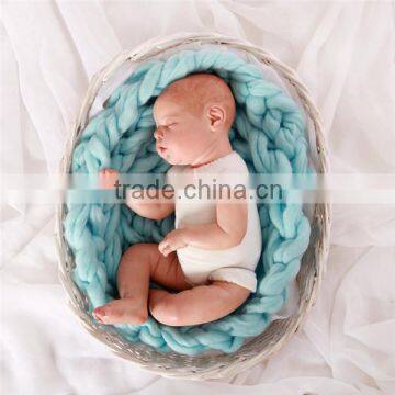 Newborn Photo Prop Chunky Blanket