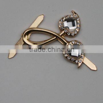 Three Drops Glasses Gold Plated Buckle Metal Buckle for Handbags photo-3