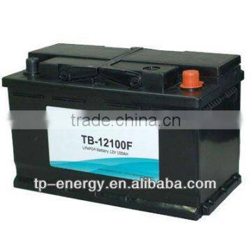 12V 125Ah rechargeable lithium battery pack