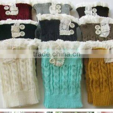 Knitted baby leg warmers in different colors,knitted crochet cuffs