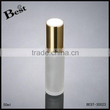 alibaba manufacturer 50ml frosted cosmetic glass bottle pump glass bottle                        
                                                                                Supplier's Choice