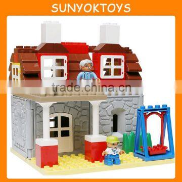 High Quality Brick ! 42PCS Happy Family Construction Plastic Building Block Bricks Build Toy