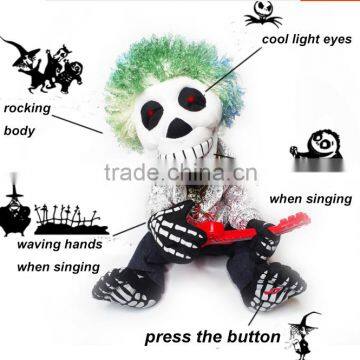 Cool skeleton stuffed doll plush electronic toys