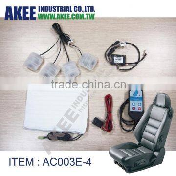 4 motors and heating pad set Car seat massage and heating