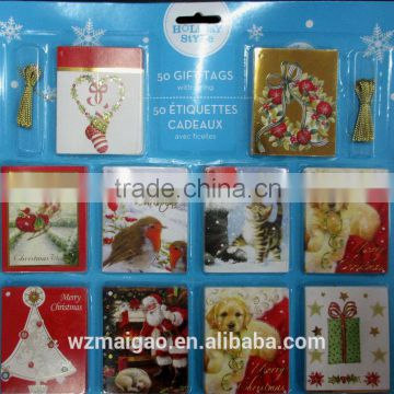 50PCS Paper Gift Tags for Christmas