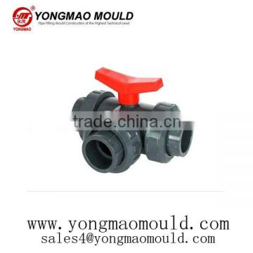 PVC Three way ball valve mould