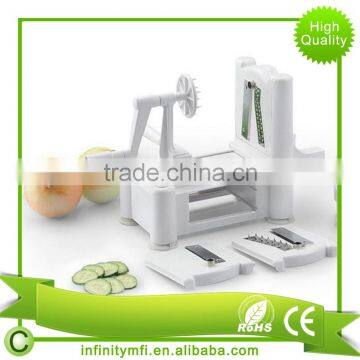 3 Tri-Blade Vegetable Slicer, Strongest-and-Heaviest Duty,Best Veggie Pasta & Spaghetti Maker for Low Carb/Paleo Vegetable Meals photo-3