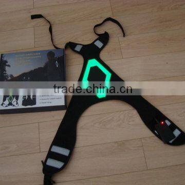 Ride bicycle EL safety vest / Ride bicycle EL safety belt / Ride bicycle EL safety braces