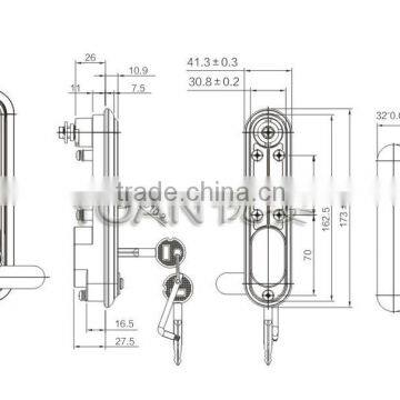 High Security Metal Cabinet Door Lock for Steel Filing Cabinet and Office Cabinet photo-3