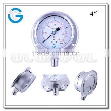 High quality oil filled all stainless steel pressure gauge company