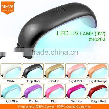 2016 Newest Design 9W Mini CCFL+LED UV Lamp Nail Dryer for Nails Art Curing Gel photo-6