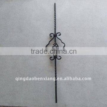 wrought iron ornamental forged steel pickets bar