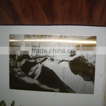 Wall Decoration Adam Engraved On Stainless