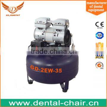 CE approvel !! cheap price dental air compressor/ dental lab equipment dental oilless air compressor