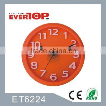 2016 CHEAP PLASTIC WALL CLOCK ET6224