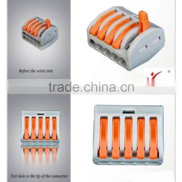 2016 Sineyi nylon block transformer terminal blocks 5 pin waterproof connectors