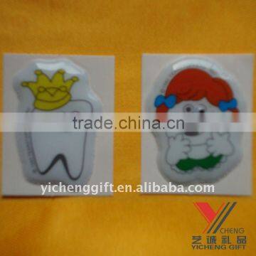 wobble sponge stickers: clean tooth