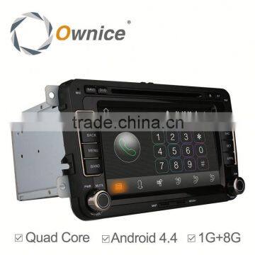 quad core Android 4.4 up to Android 5.1 Ownice C180 DVD GPS player for Volkswagen passat golf support OBD dvr