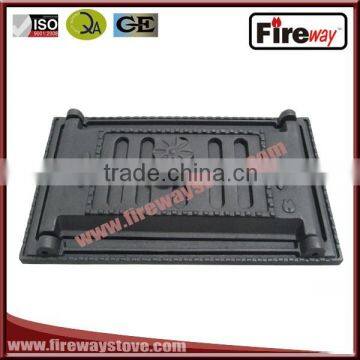 10 years factory Fashion design cast iron fireplace door