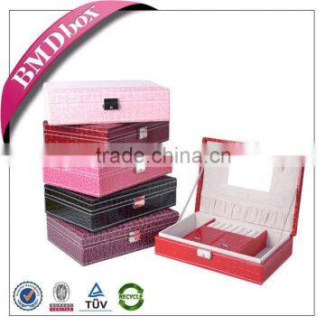 rectangular faux leather jewelry boxes wholesale