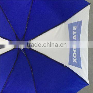 Auto Umbrella 3 Fold Two Tone Umbrella With Finger Handle photo-4