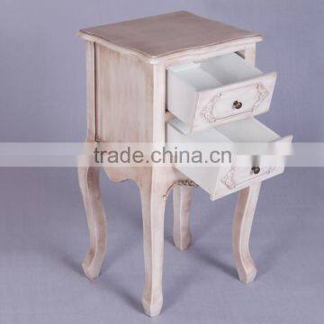 Rustic Furniture Bedside Table Night Stand Cheap White Nightstand photo-4
