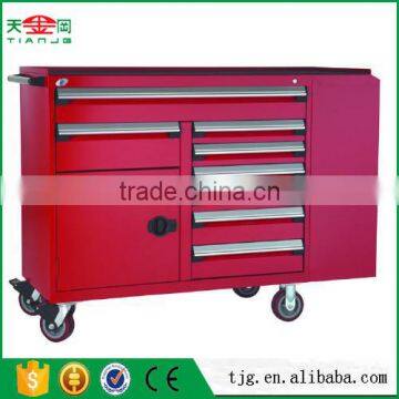 TJG-ST60R Heavy-Duty Rolling Tool Cabinet Type 60 Inch Tool Box Trolley With 8 Drawers