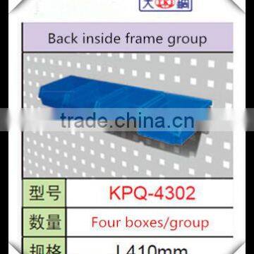 TJG CHINA Back Hanging Box Frame Set Parts Box Back Hanging Box Square Hole Hangs Taiwan Hangs Taiwan Tools KPQ-4302