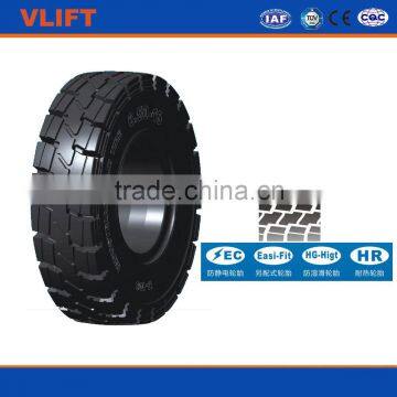 Forklift Turck Solid Tire 15 4.5-8, 5.00-8 , 16 6-8, 18 7-8 , 6.00-9, 21 8-9, 6.50-10