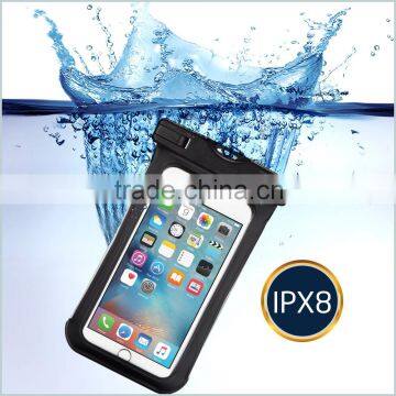 2016 New Design PVC Mobile Waterproof Phone Case With Clear Windows on Side photo-4